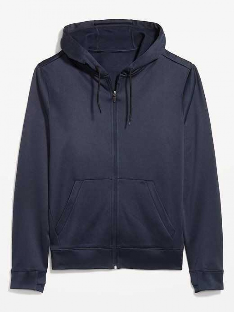 Old Navy Performance Fleece Zip Hoodie Navy | YGK920561