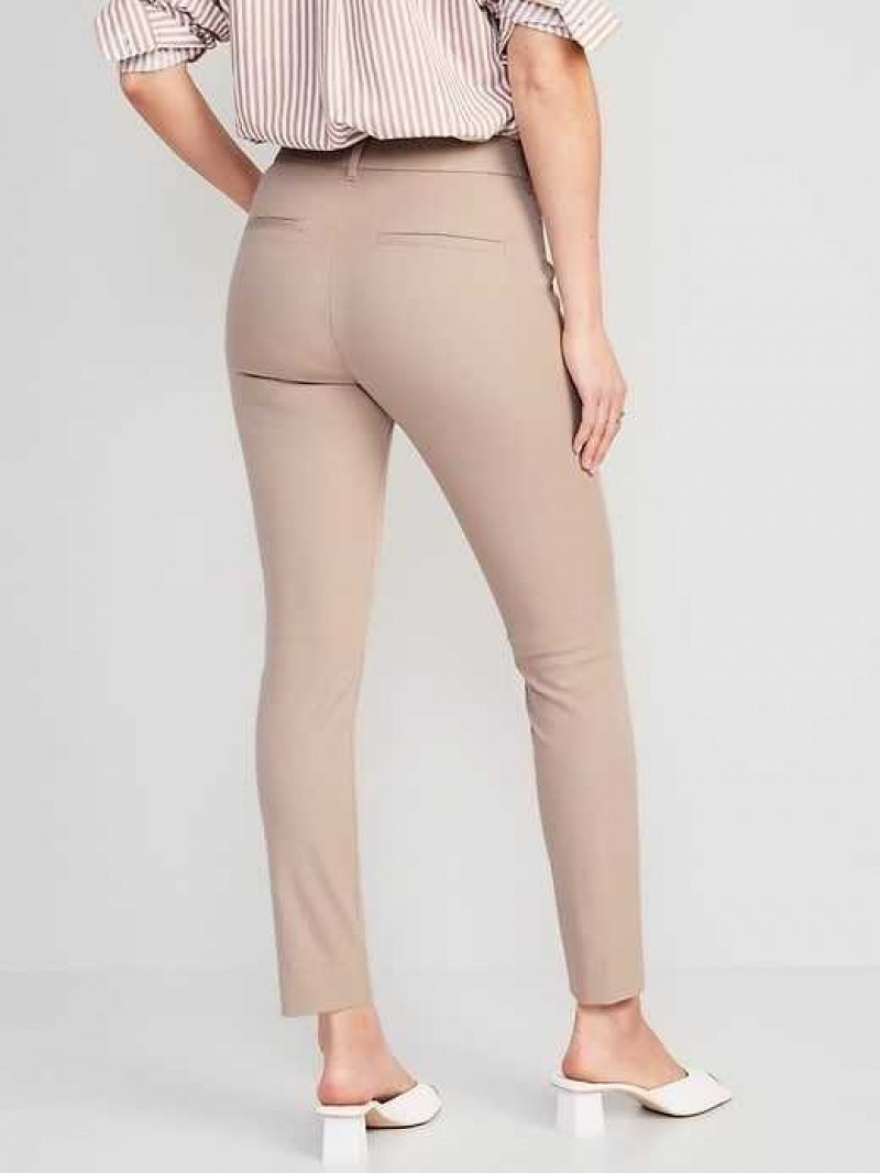 Old Navy Pixie Skinny Ankle Pants Beige | QYD653714