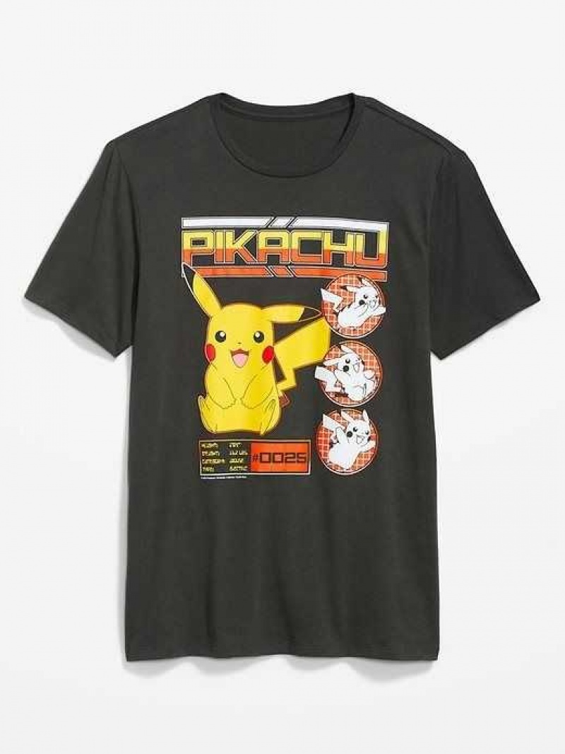 Old Navy Pokemon Pikachu Gender-Neutral Graphic T-Shirt Panther | APO423017