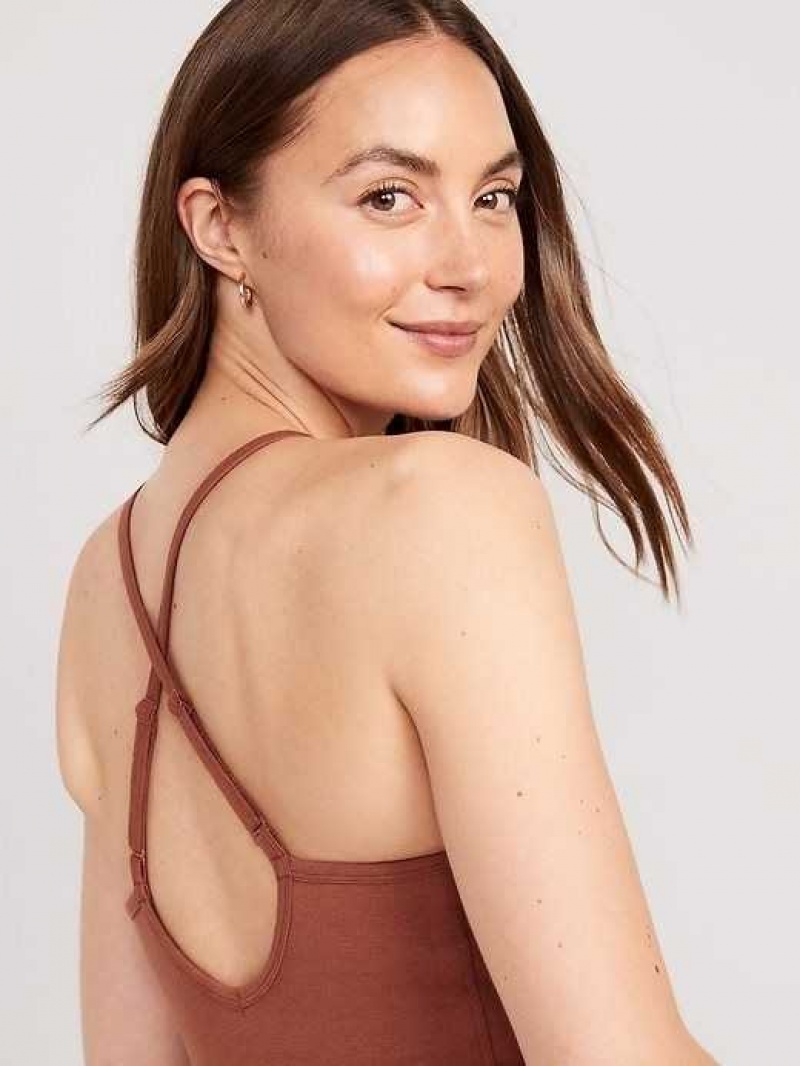 Old Navy PowerChill 7/8 Cami Jumpsuit Apple Cinnamon | HPU236709