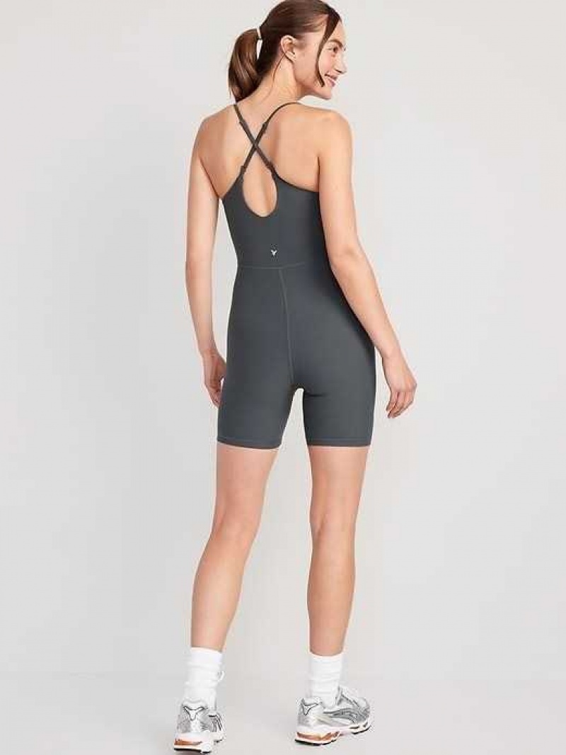 Old Navy PowerLite Lycra ADAPTIV Short Bodysuit Cavernous | QCY260718