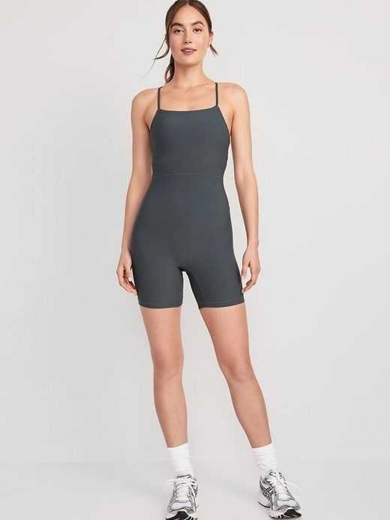 Old Navy PowerLite Lycra ADAPTIV Short Bodysuit Cavernous | QCY260718