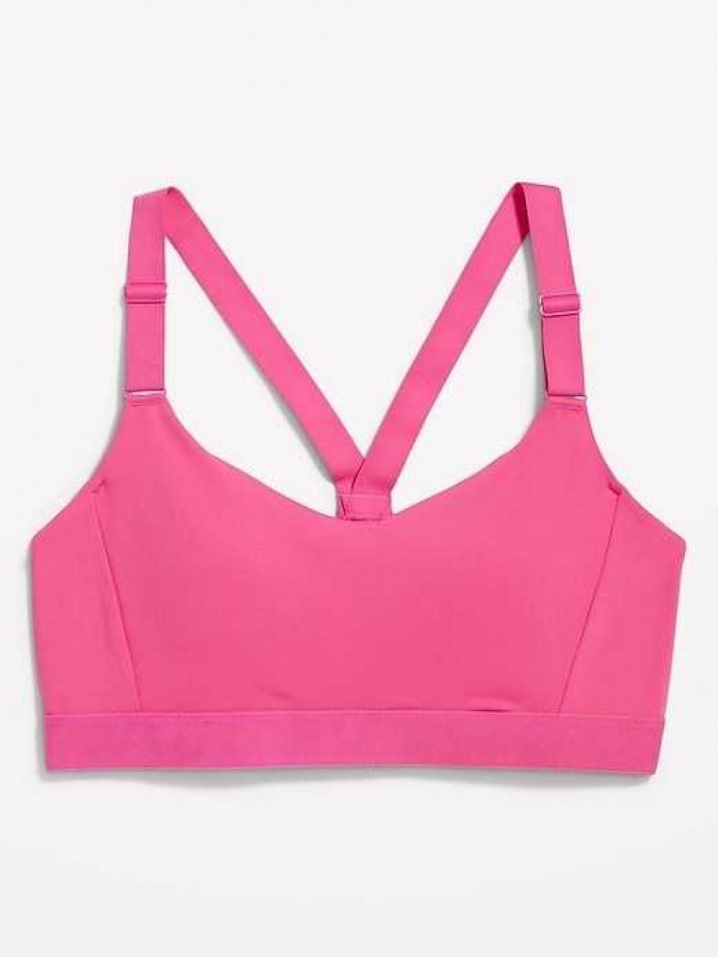 Old Navy PowerSoft Adjustable-Strap Sports Bra XS-XXL Flower | RHU738156