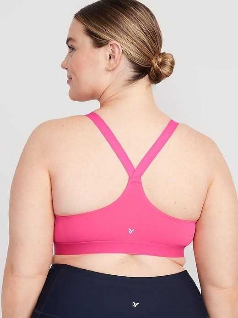 Old Navy PowerSoft Adjustable-Strap Sports Bra Flower | EDR704362