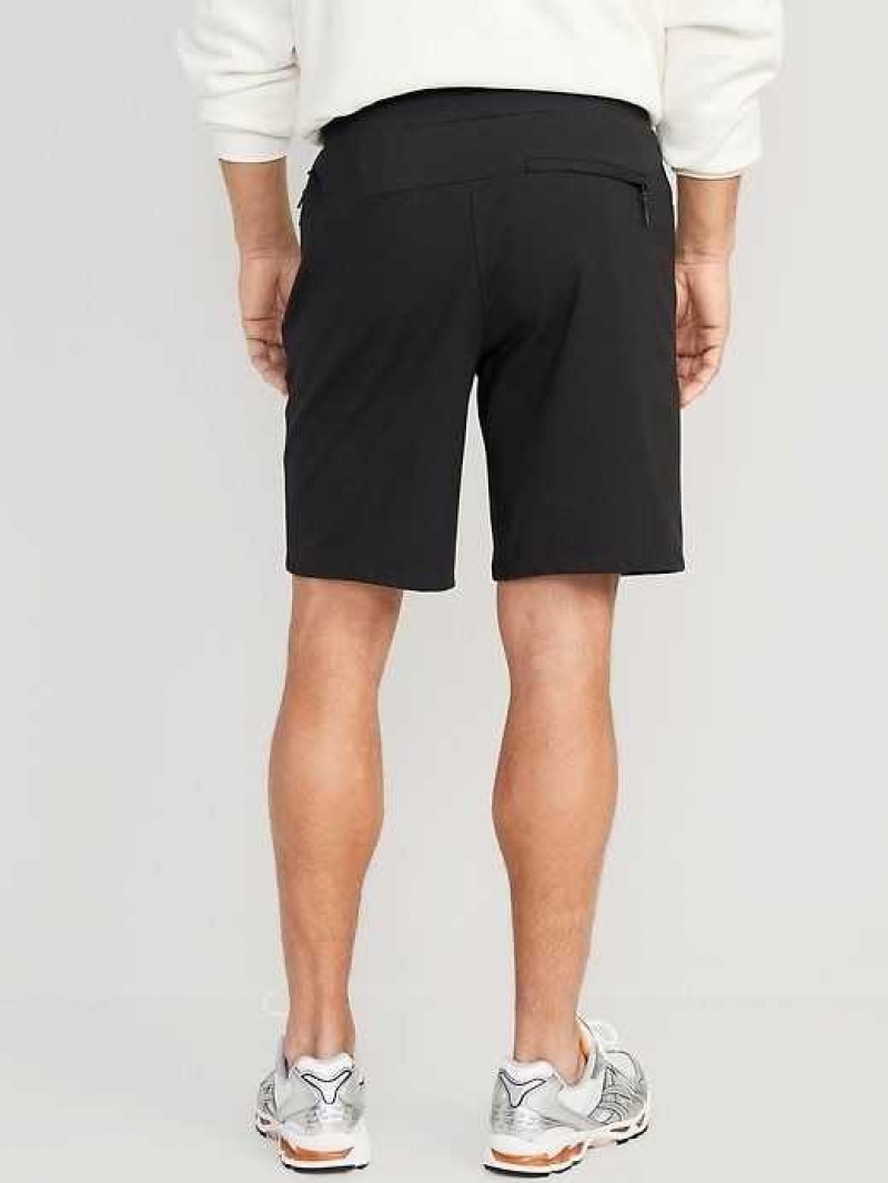 Old Navy PowerSoft Coze Edition Go-Dry Jogger Shorts Black | POR806975