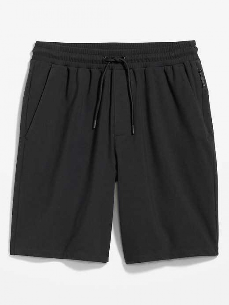 Old Navy PowerSoft Coze Edition Go-Dry Jogger Shorts Black | POR806975