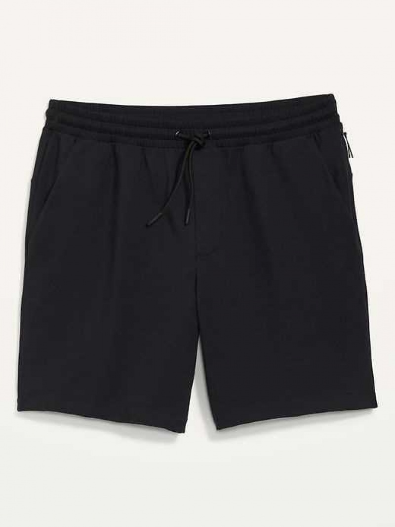 Old Navy PowerSoft Coze Edition Go-Dry Jogger Shorts Black | DWV680742