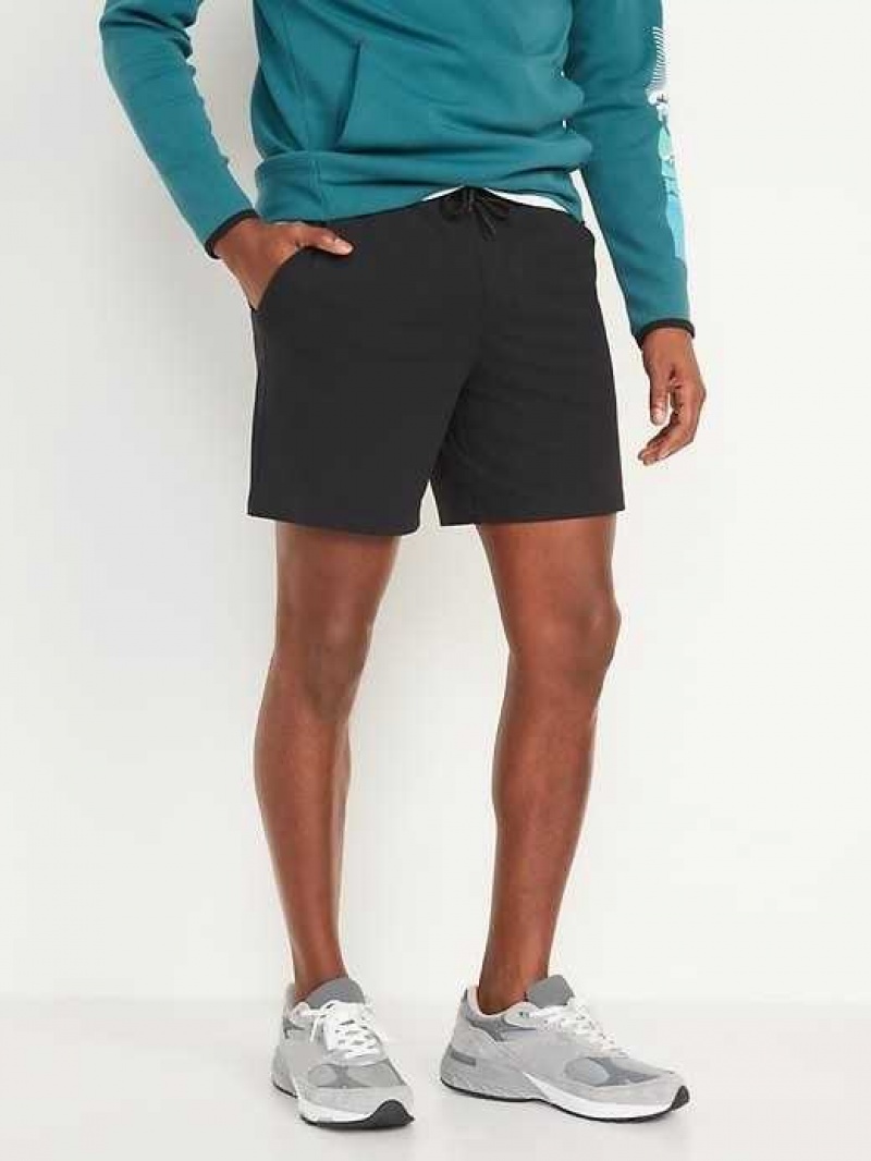 Old Navy PowerSoft Coze Edition Go-Dry Jogger Shorts Black | DWV680742