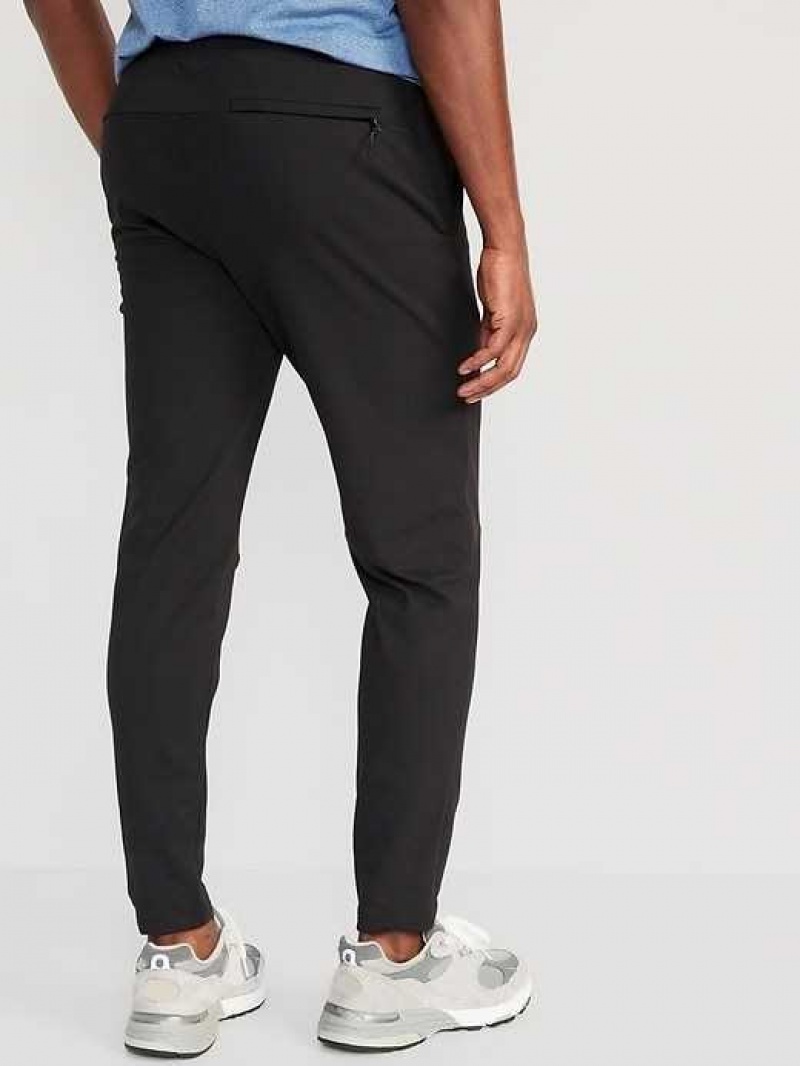 Old Navy PowerSoft Coze Edition Go-Dry Tapered Pants Black | CUF841250