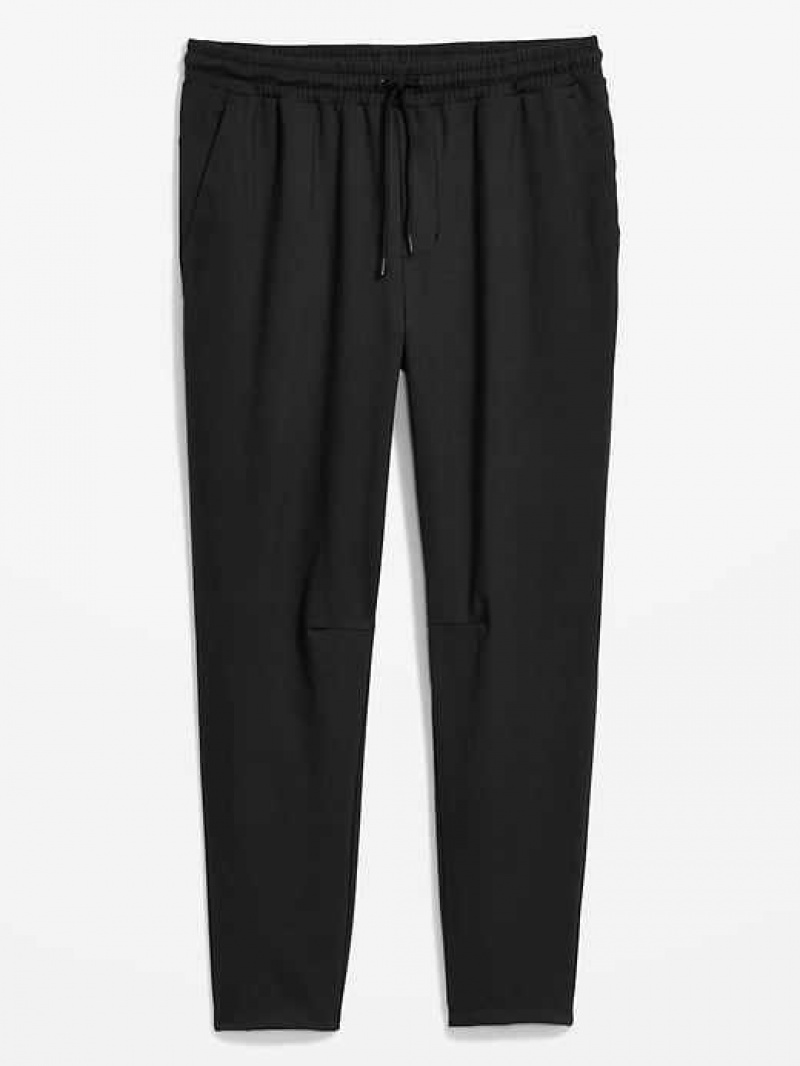 Old Navy PowerSoft Coze Edition Go-Dry Tapered Pants Black | CUF841250