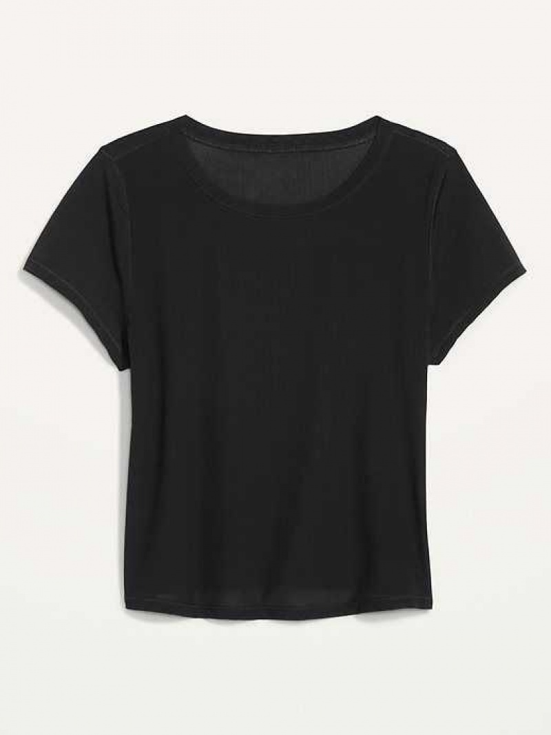 Old Navy PowerSoft Cropped T-Shirt Blackjack | GVP105927