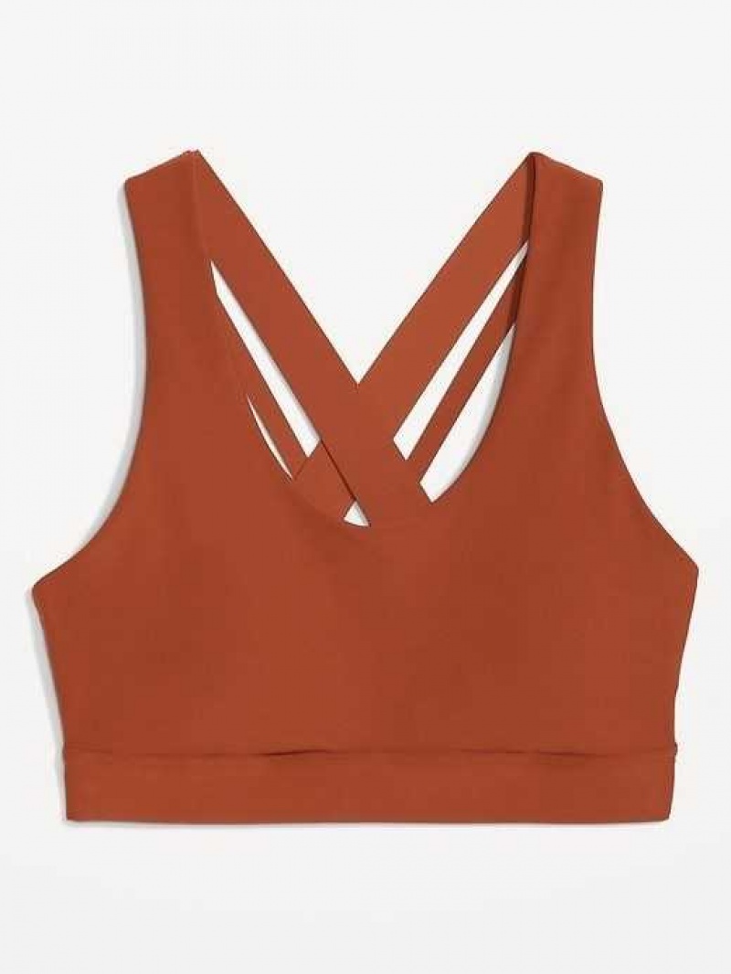 Old Navy PowerSoft Cross-Strap Sports Bra Umbria | JQP916720