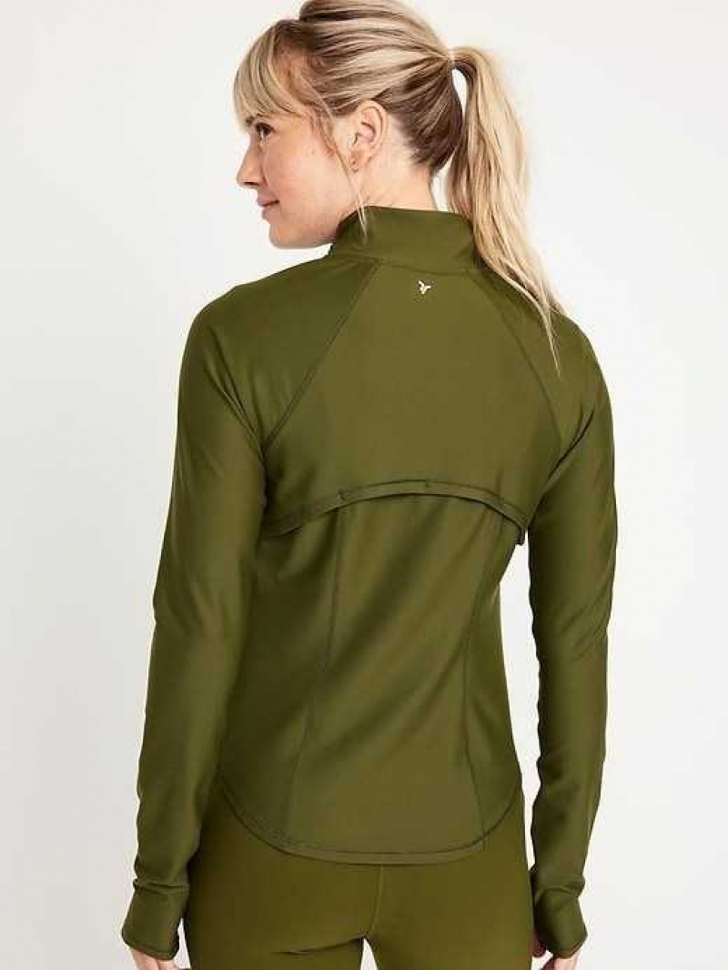 Old Navy PowerSoft Full-Zip Jacket Conifer | XAC917345