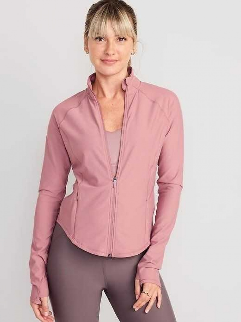 Old Navy PowerSoft Full-Zip Jacket Woodrose | DCG237601