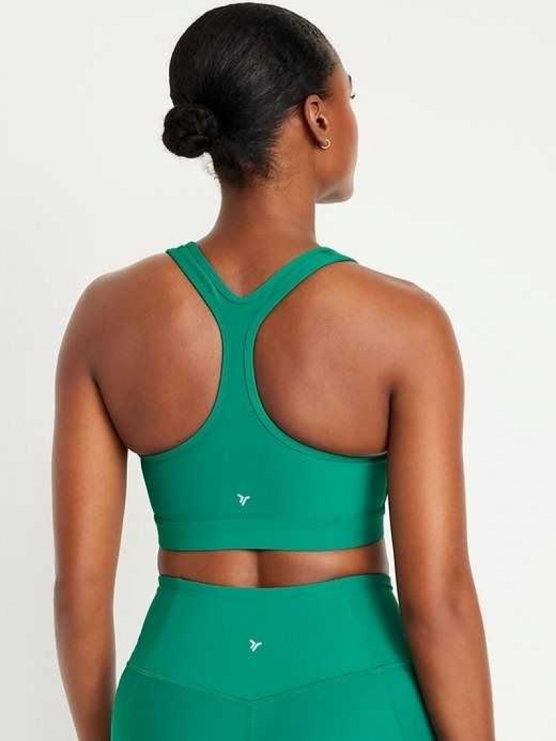 Old Navy PowerSoft Racerback Sports Bra Serpentine | JQF940283