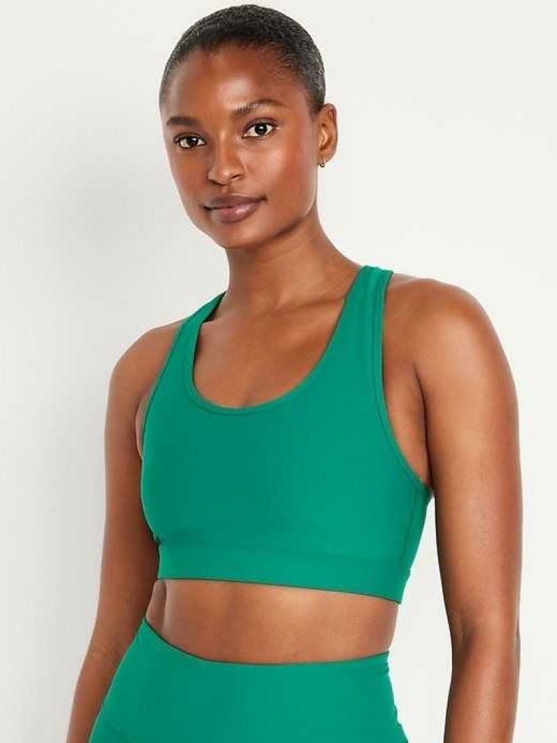 Old Navy PowerSoft Racerback Sports Bra Serpentine | JQF940283