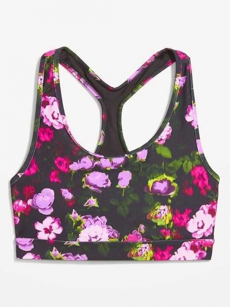 Old Navy PowerSoft Racerback Sports Bra Purple | HIE865947