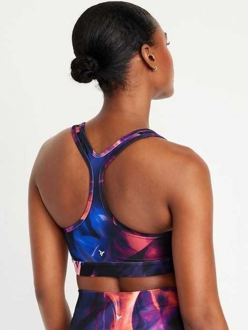 Old Navy PowerSoft Racerback Sports Bra Pink | GFX576930