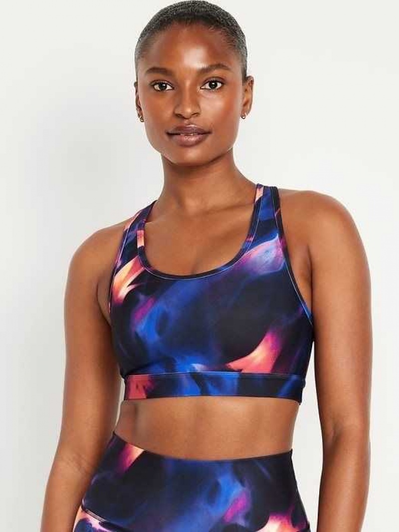 Old Navy PowerSoft Racerback Sports Bra Pink | GFX576930