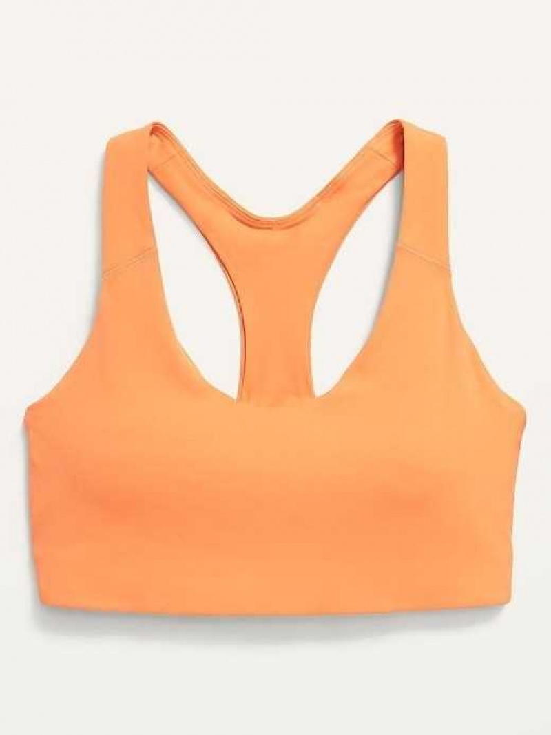 Old Navy PowerSoft Racerback Sports Bra Coral | BFS087635