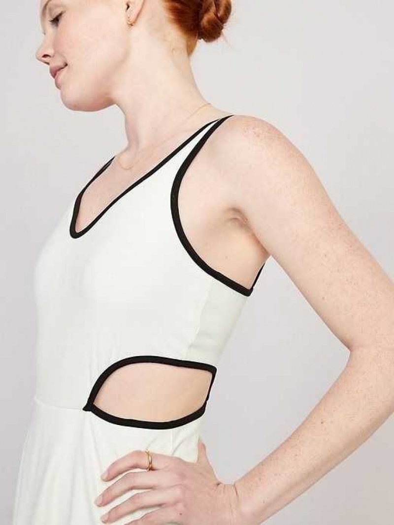 Old Navy PowerSoft Shelf-Bra Support Dress Magnolia | ZKD241089