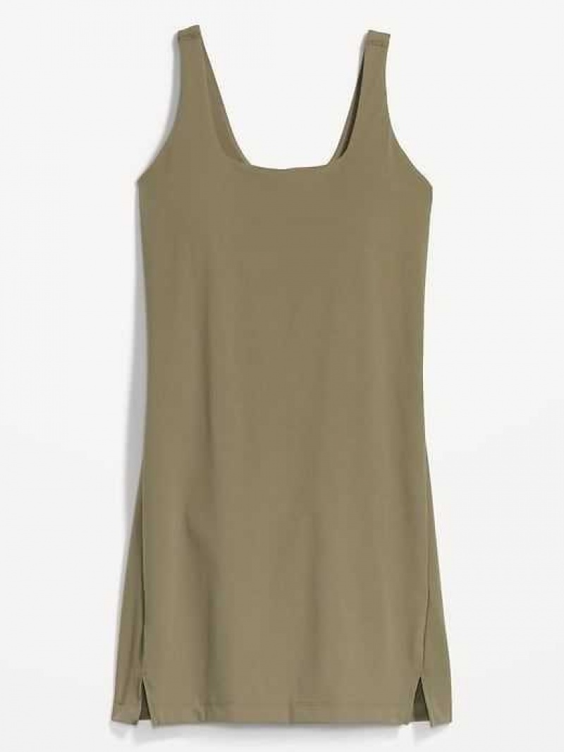 Old Navy PowerSoft Shelf-Bra Support Dress Fir Tree | RGK596072