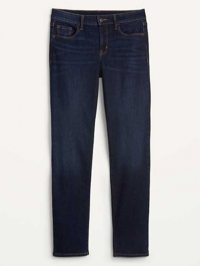 Old Navy Power Slim Straight Jeans Dark Wash | KCV976542