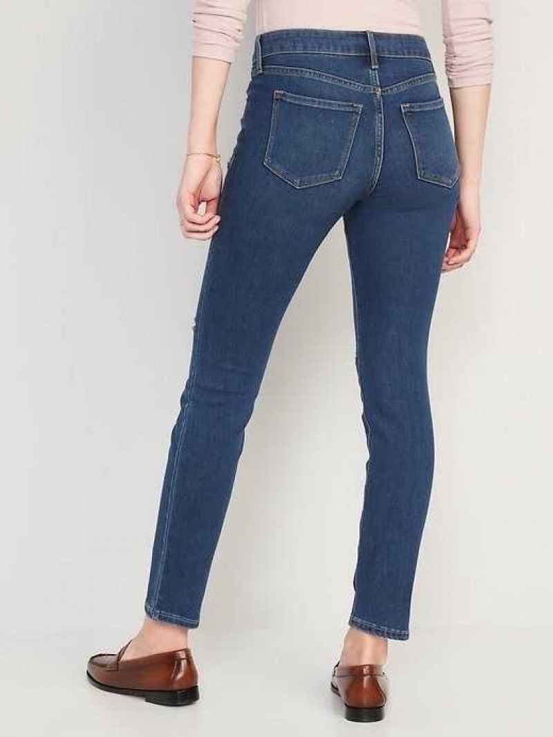 Old Navy Power Slim Straight Ripped Jeans Sycamore | LHD271450