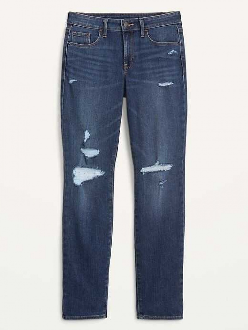 Old Navy Power Slim Straight Ripped Jeans Sycamore | LHD271450