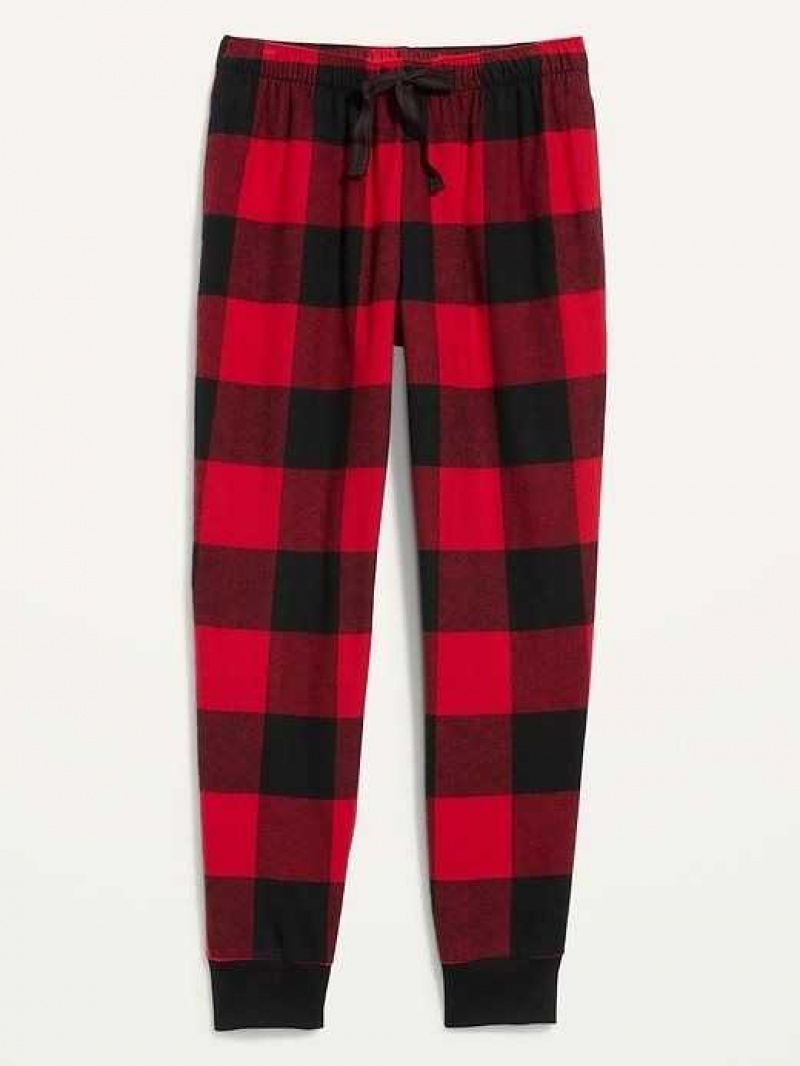 Old Navy Printed Flannel Jogger Pajama Pants Red | DTP821430