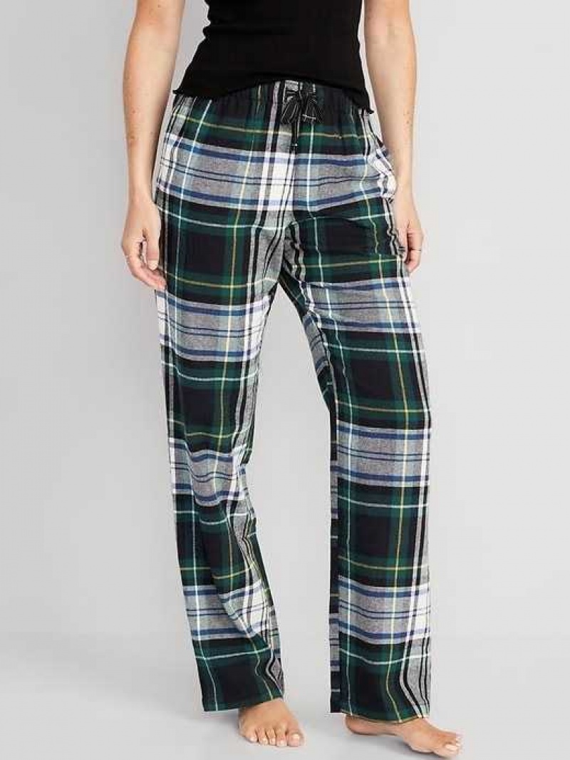 Old Navy Printed Flannel Pajama Pants Green | XKP091627