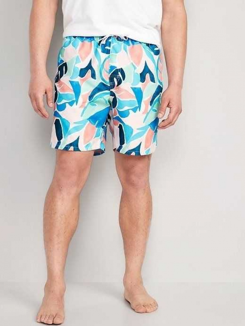 Old Navy Printed Swim Trunks Floral Rush | PZN523964