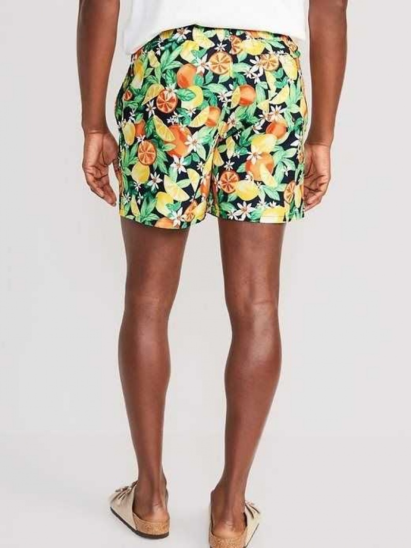 Old Navy Printed Swim Trunks Scenic Palms | DWC875639