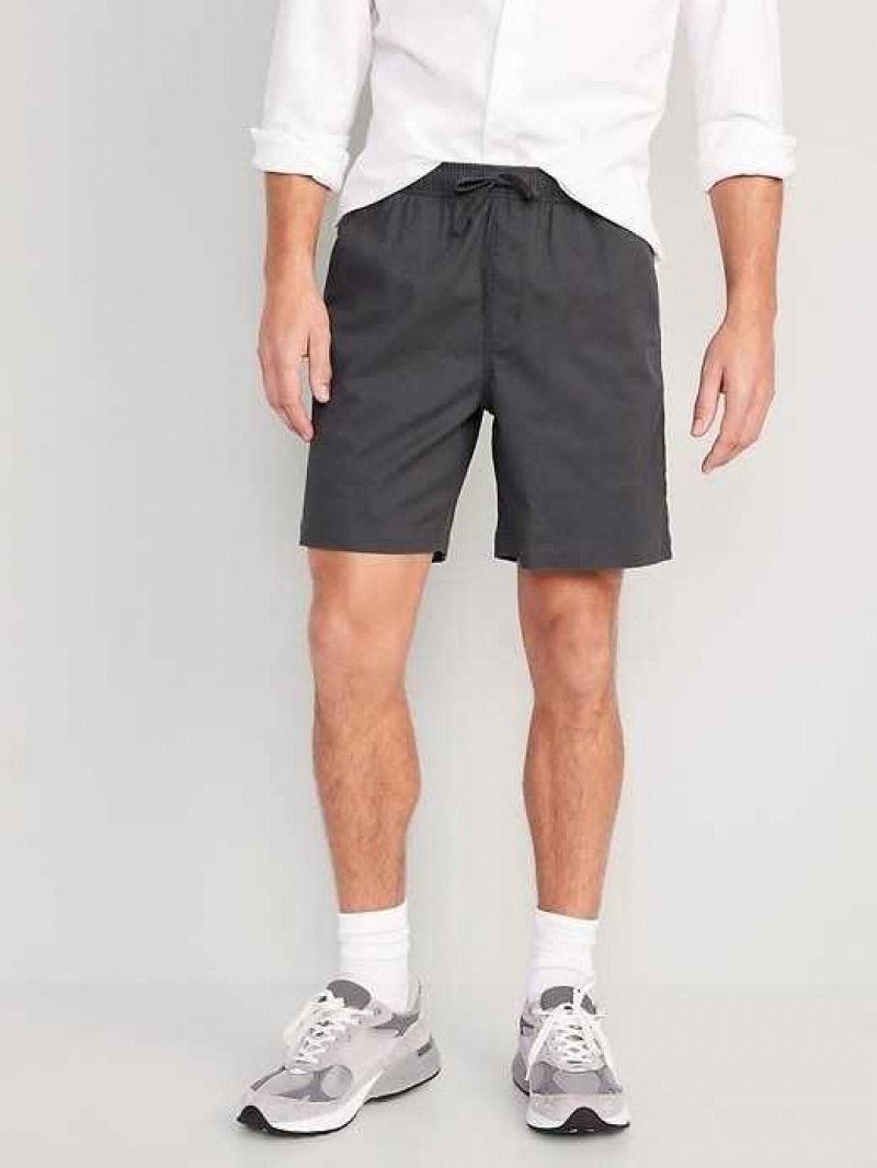 Old Navy Pull-On Chino Jogger Shorts Panther | BOS176843