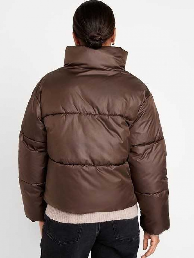 Old Navy Quilted Puffer Jacket French Roast | SWF647823