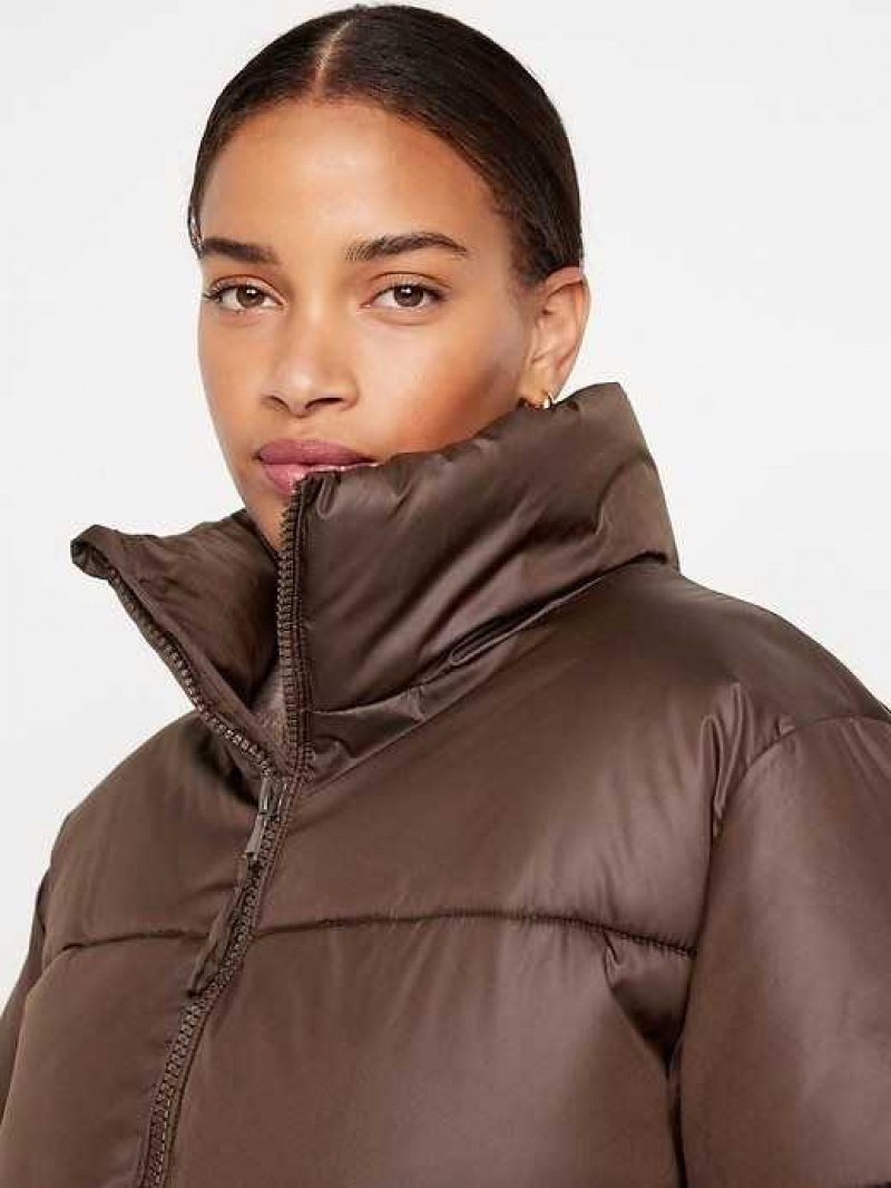 Old Navy Quilted Puffer Jacket French Roast | SWF647823