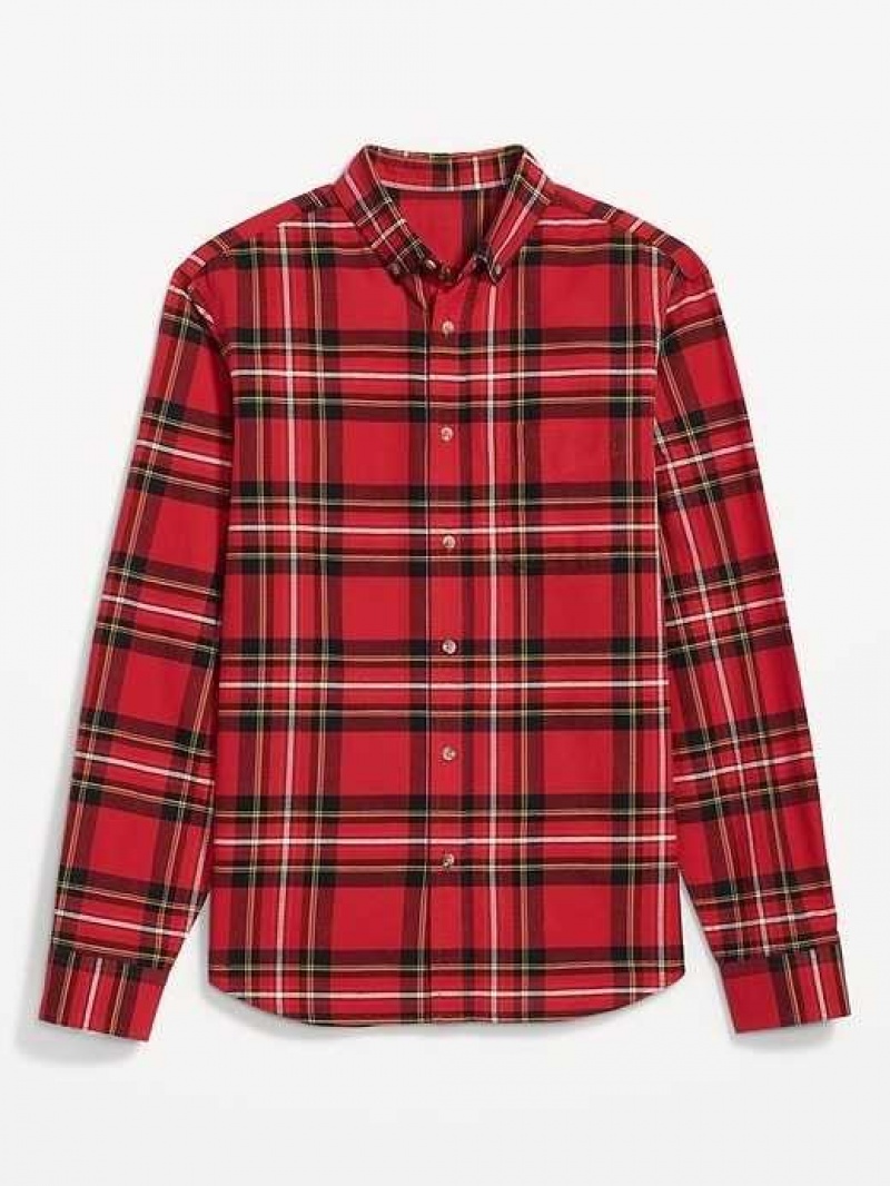 Old Navy Regular-Fit Everyday Oxford Shirt Red | HFZ453068