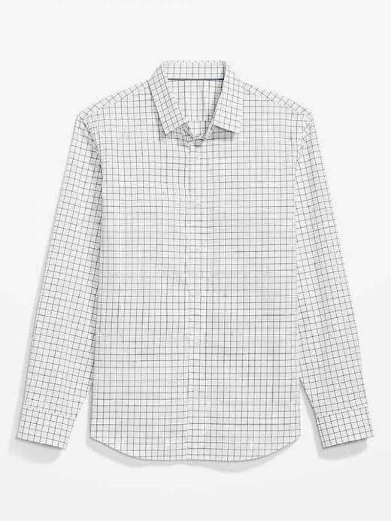 Old Navy Regular-Fit Pro Signature Tech Dress Shirt White | QAV498270