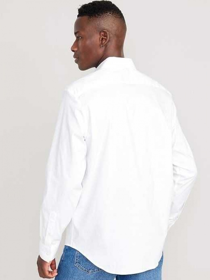 Old Navy Regular-Fit Pro Signature Tech Dress Shirt White | XCL092854