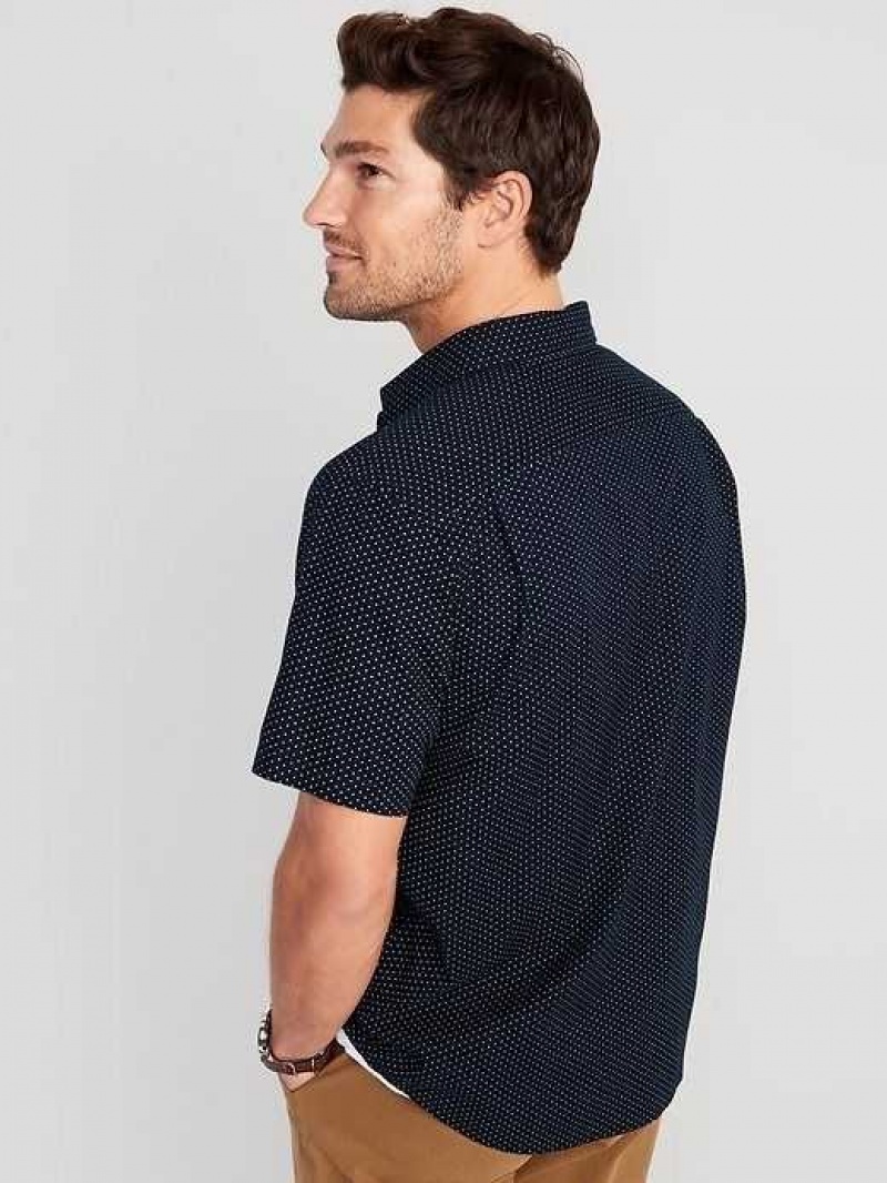 Old Navy Regular Fit Everyday Poplin Shirt Navy | JNQ216379