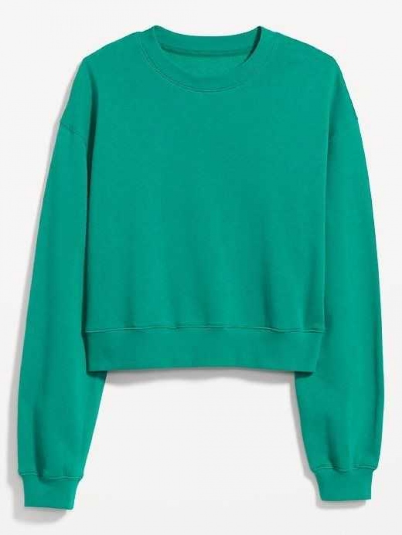 Old Navy Relaxed Crew Neck Sweatshirt Serpentine | YNP361847