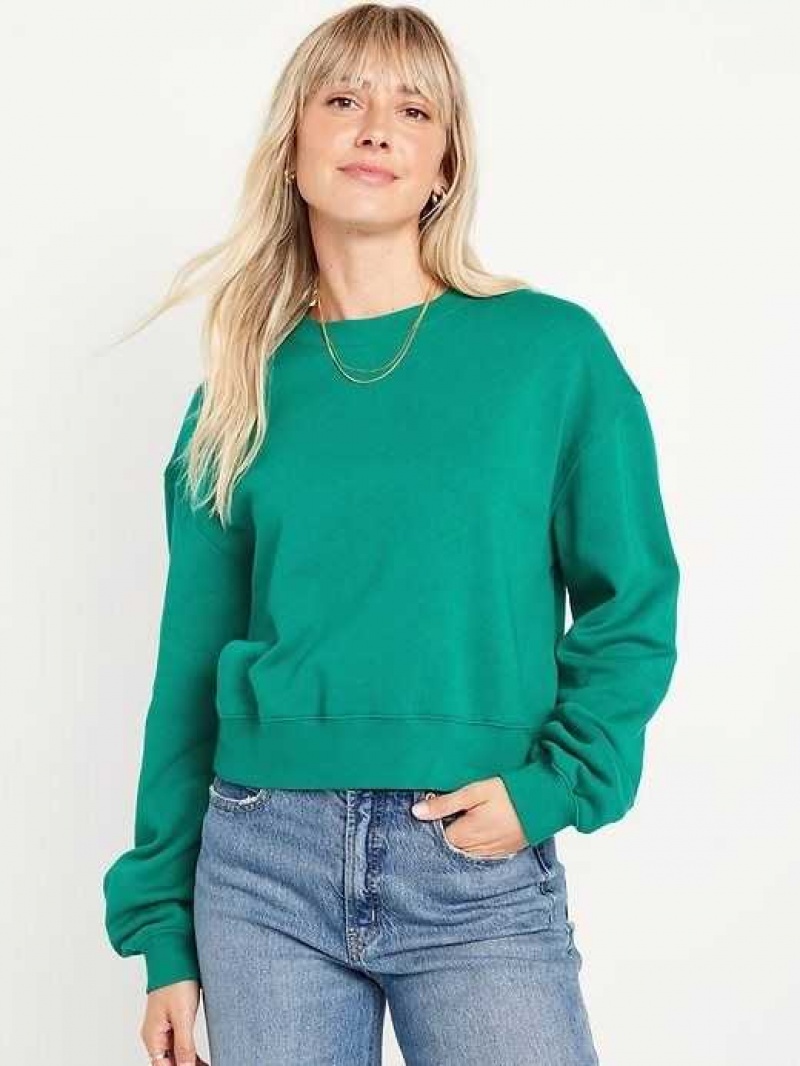 Old Navy Relaxed Crew Neck Sweatshirt Serpentine | YNP361847