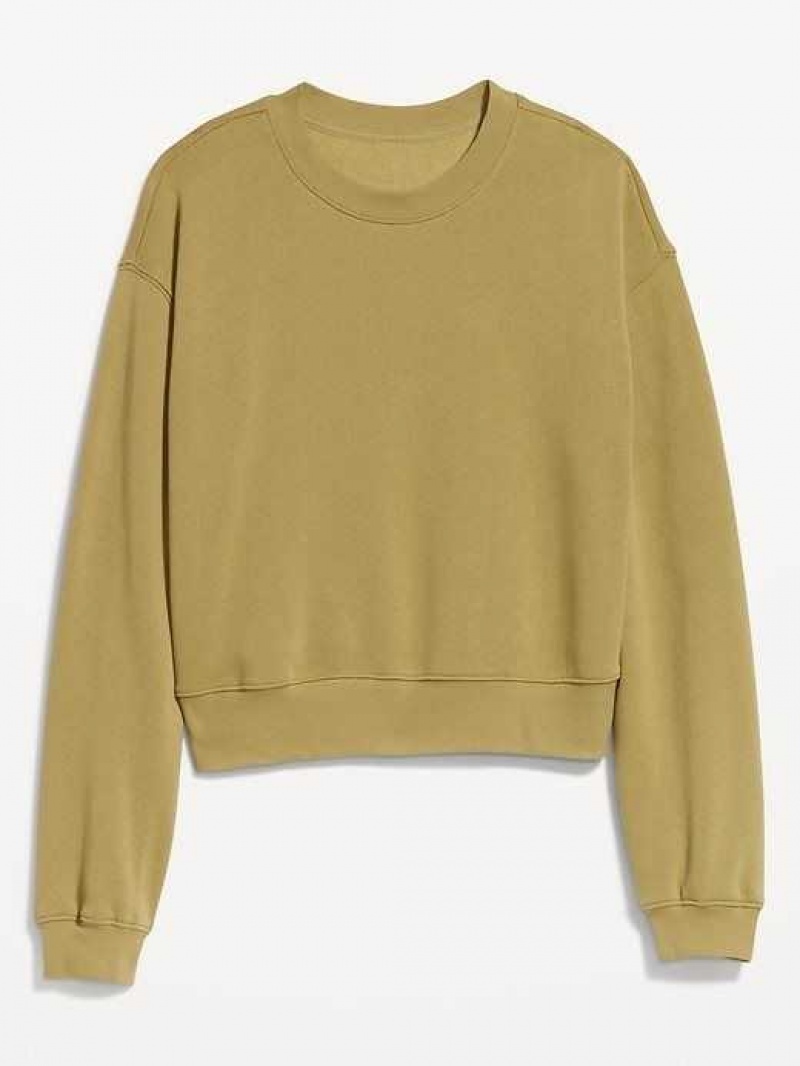 Old Navy Relaxed Crew Neck Sweatshirt Vetiver | AYO769308