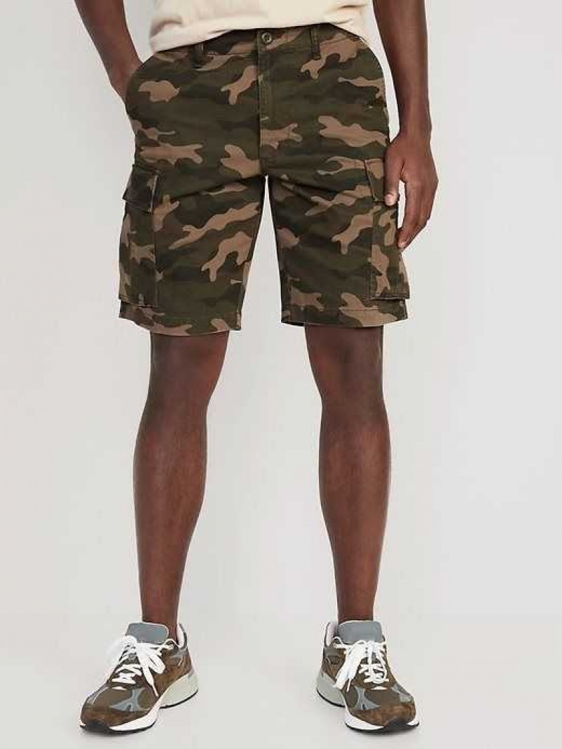 Old Navy Relaxed Lived-In Cargo Shorts Camo | SAY706291