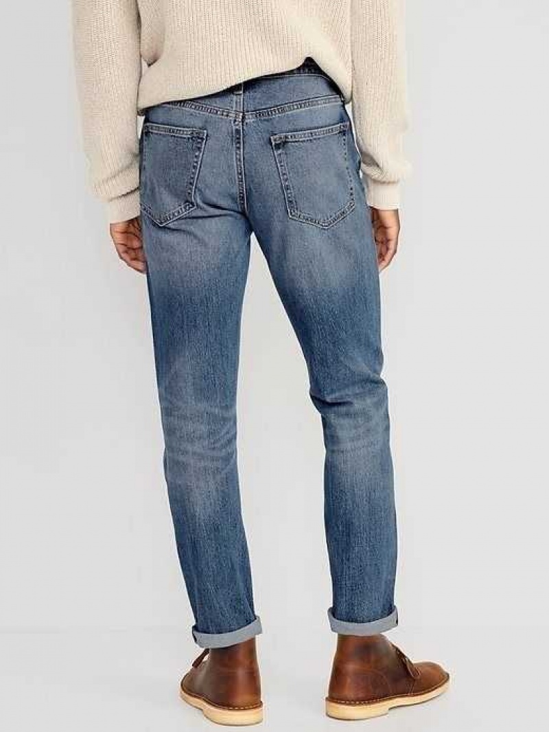 Old Navy Relaxed Slim Taper Built-In Flex Jeans Medium | NTH462718