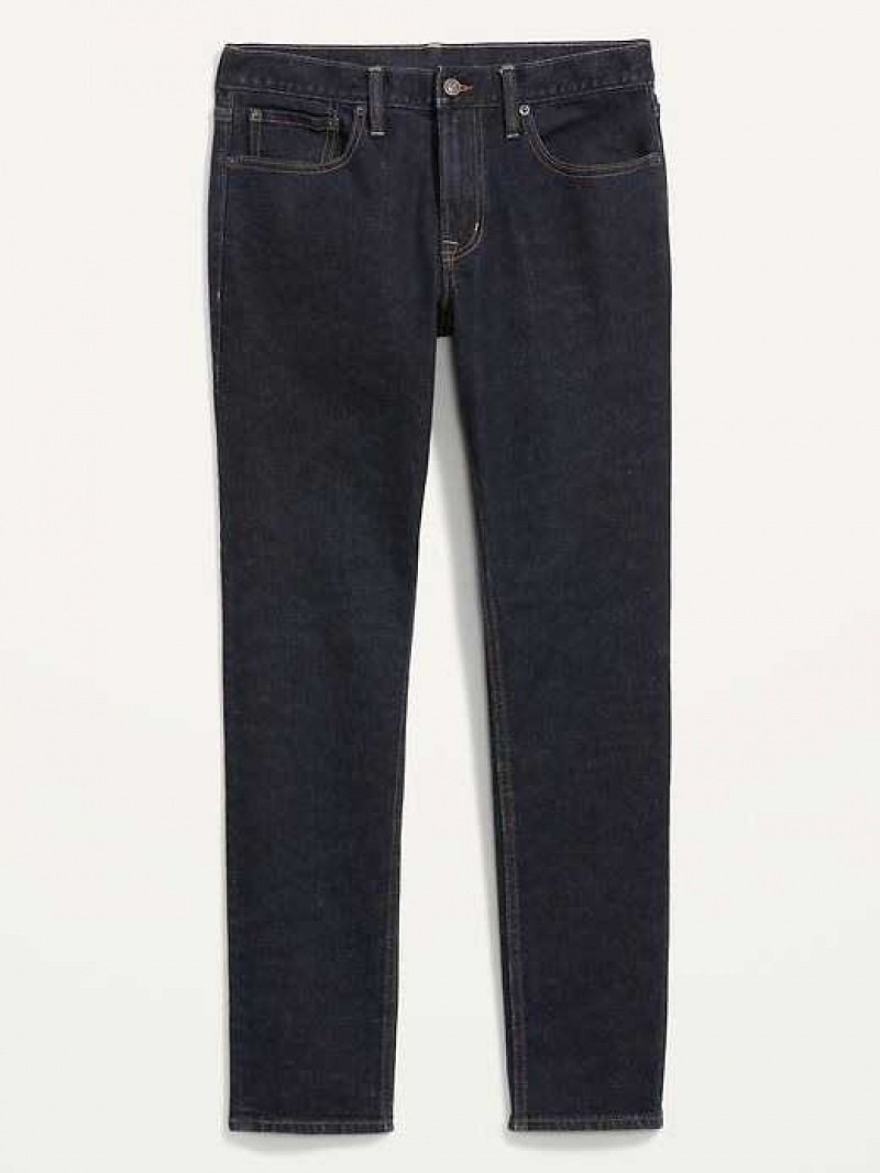 Old Navy Relaxed Slim Taper Built-In Flex Dark-Wash Jeans Dark Wash | WAJ481960