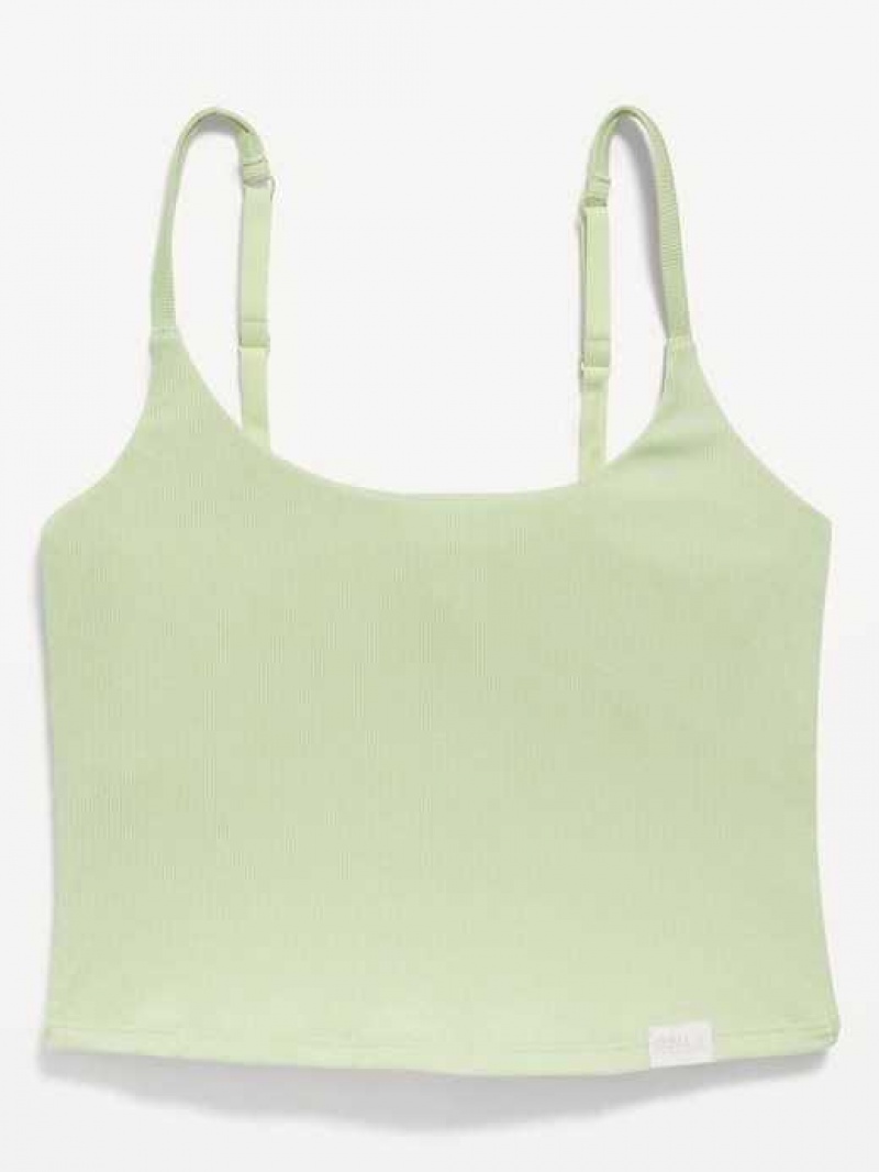 Old Navy Rib-Knit Brami Top Soft Limon | ARW728310