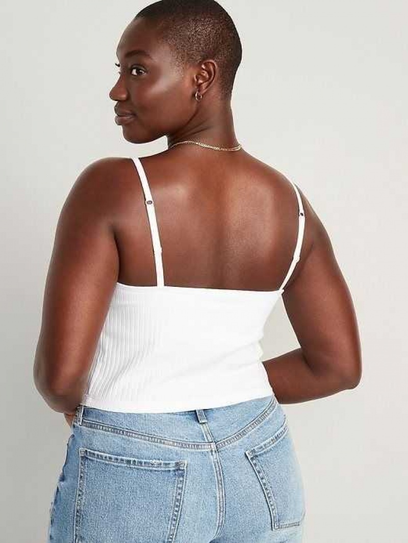 Old Navy Rib-Knit Cami Top White | OTJ581926