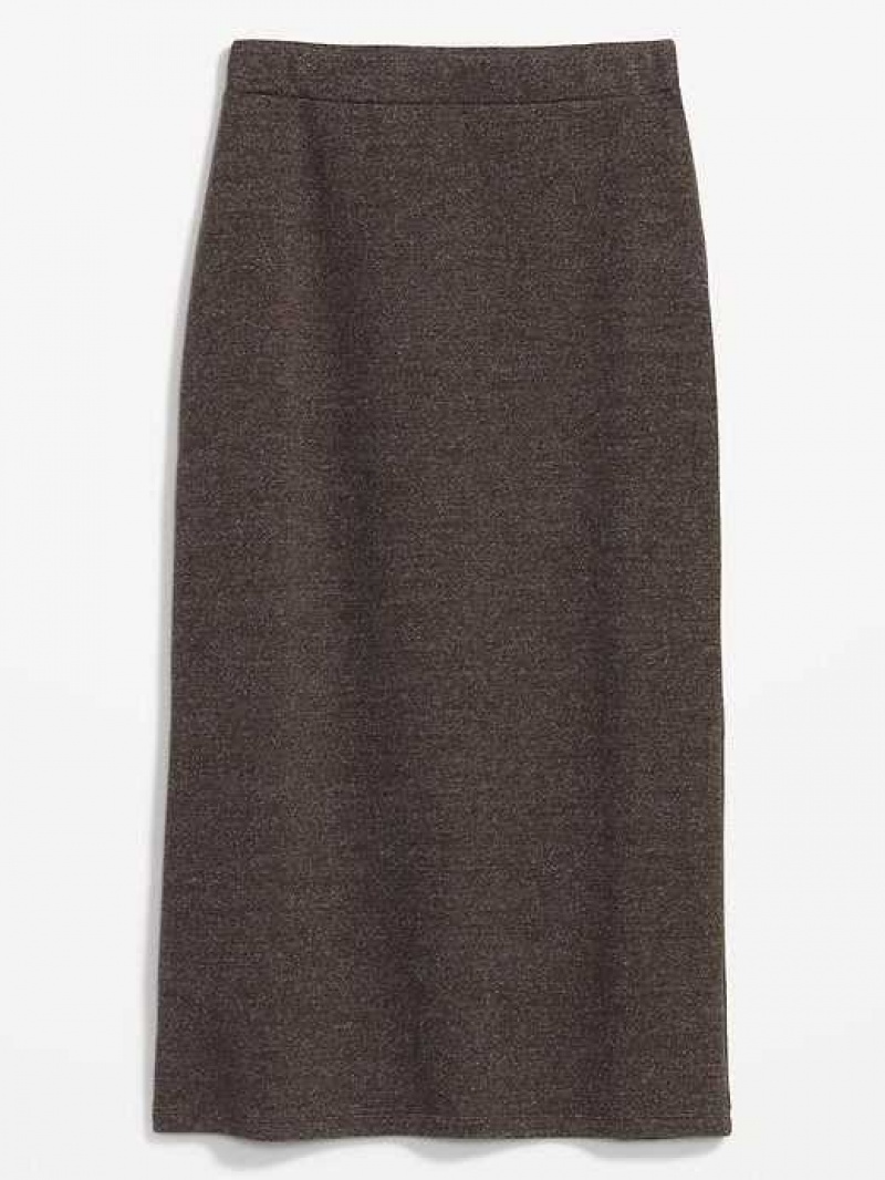 Old Navy Rib-Knit Midi Skirt Cleveland Browns | XAQ152986