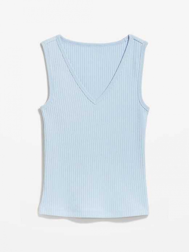 Old Navy Rib-Knit V-Neck Tank Top Poolside | RSG205174